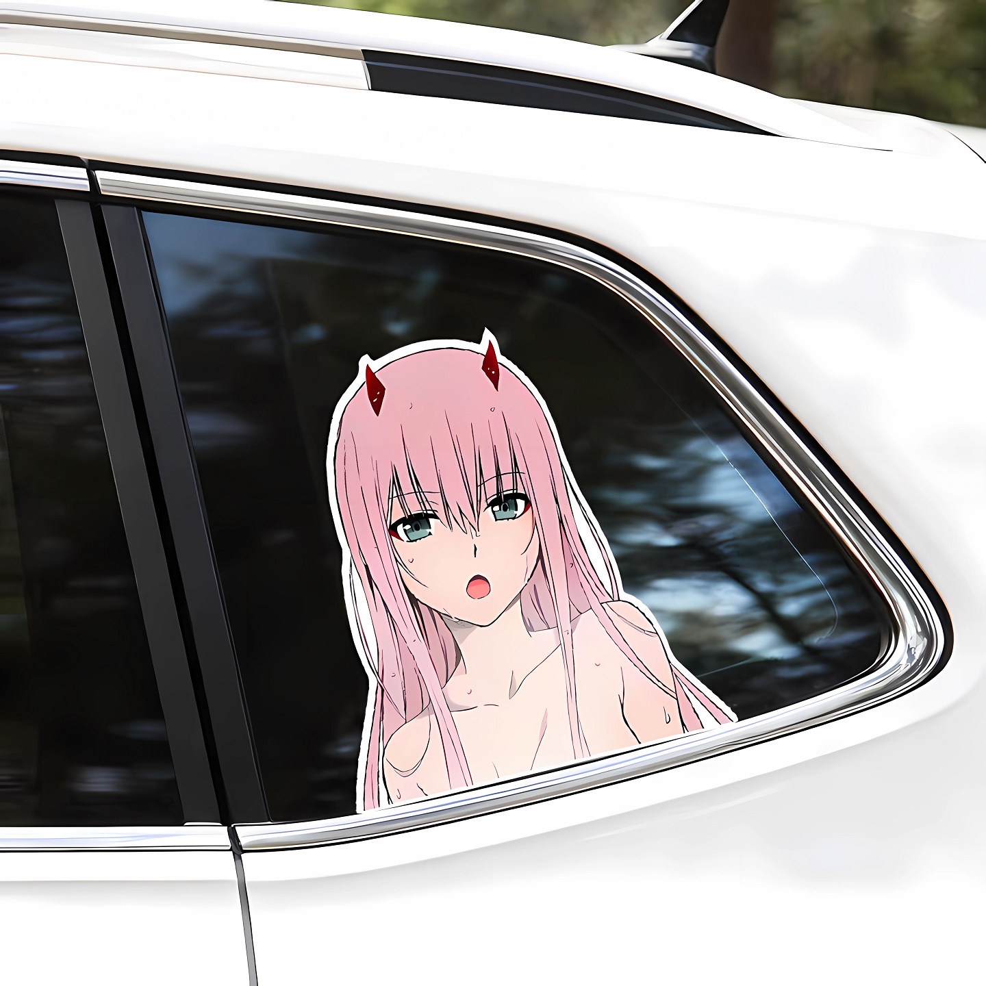 Cute Anime Girl Zero Two Car J - Zero Motorcycle Gear 评论和价格