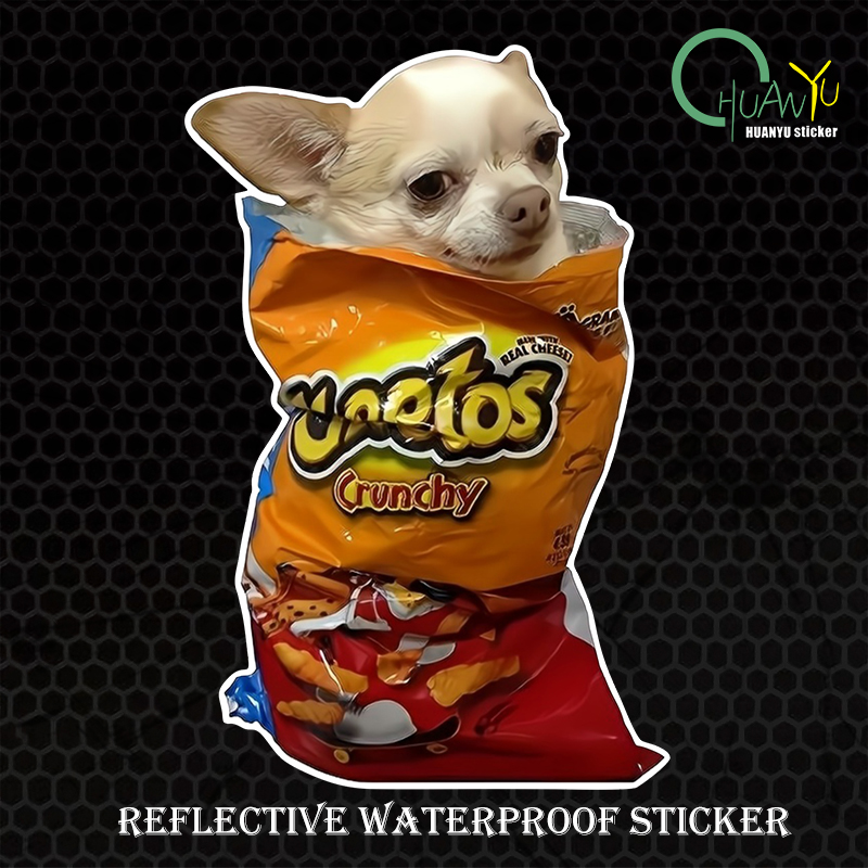 Cute puppy reflective sticker  - Motorcycle Gear Equipment 评论和价格